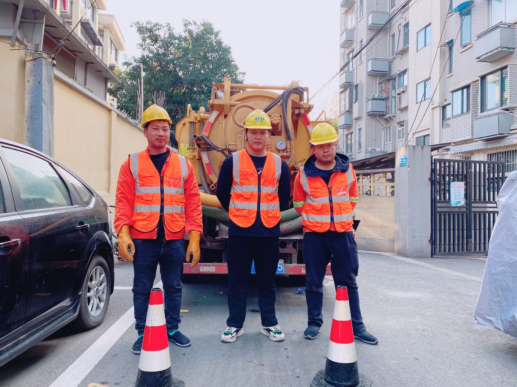 成贤街南京某小区管道清淤检测施工